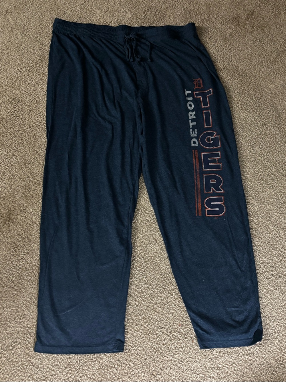 Men's Navy Detroit Tigers Lounge Joggers